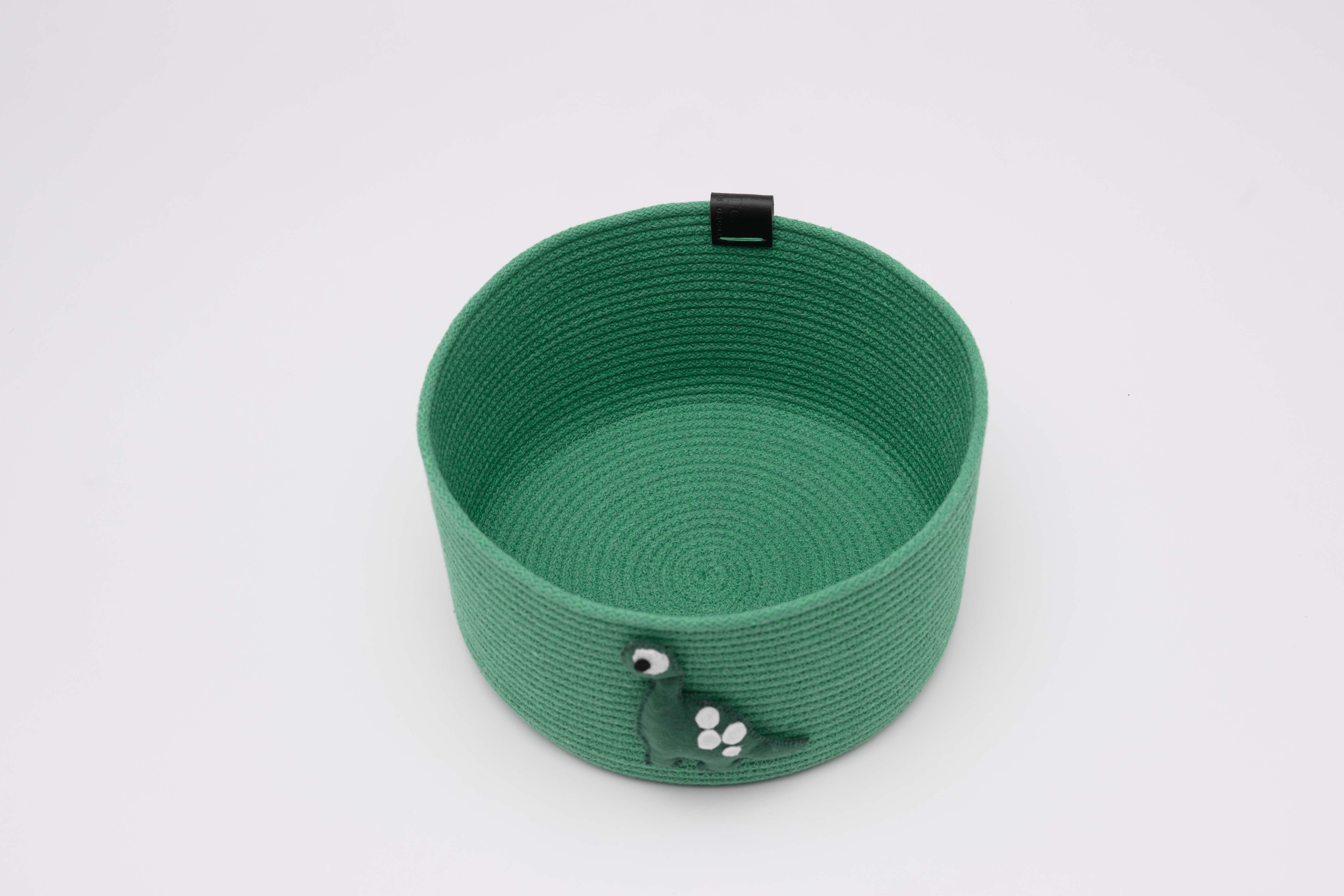 Cesto portaoggetti Dinosauro personalizzato per bambini