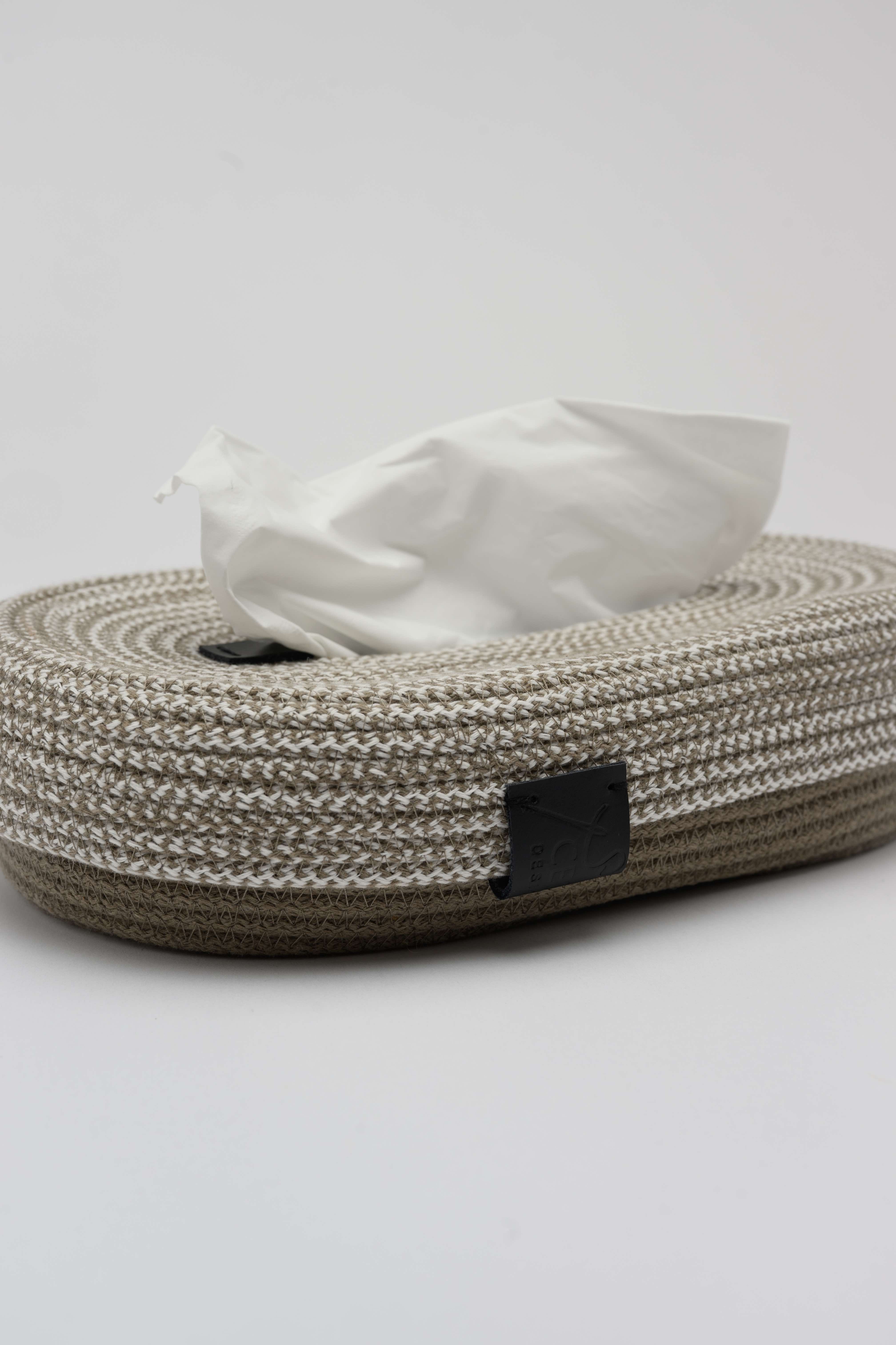 Porta fazzoletti caramello