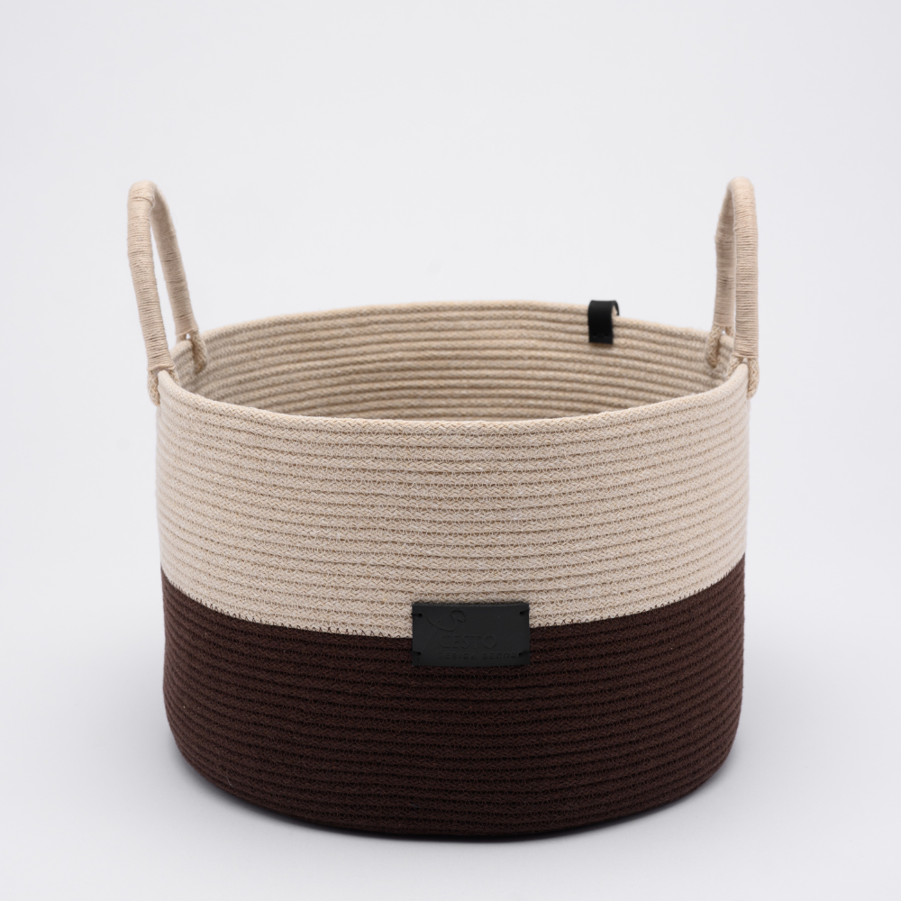 Cesto portaoggetti con maniglie