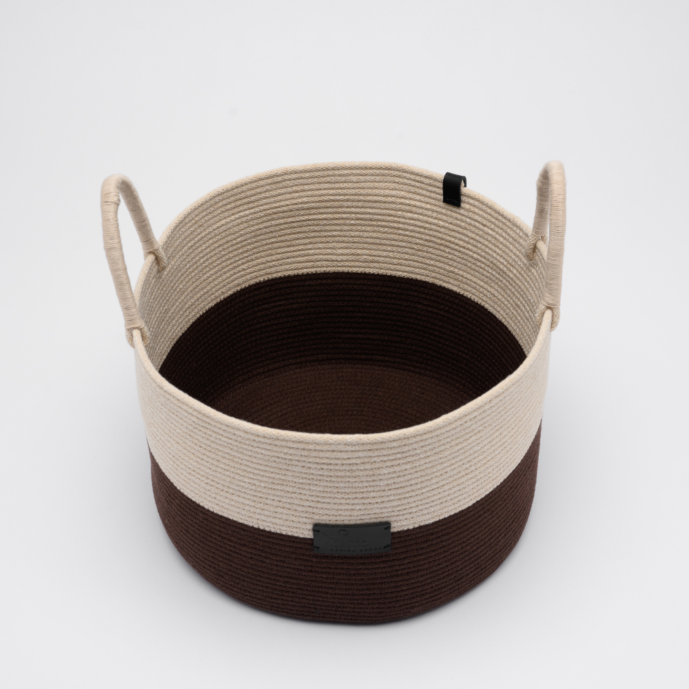 Cesto portaoggetti con maniglie