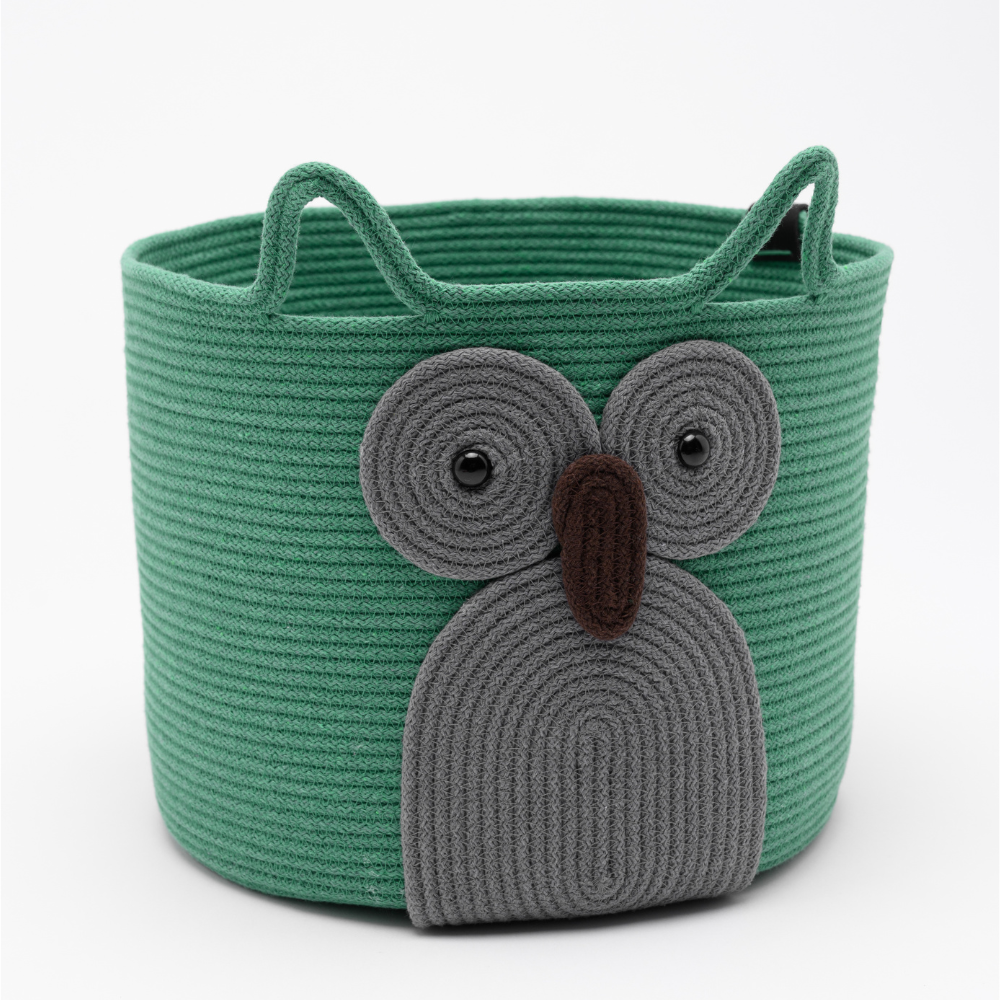 Cesto Gufo personalizzato per bambini