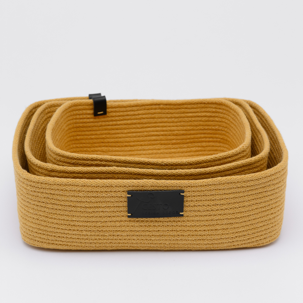 Cesto organizer rettangolari