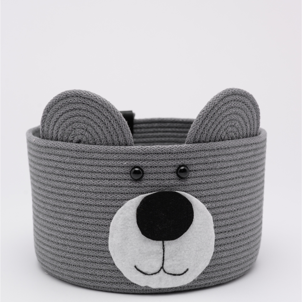 Cesto portaoggetti Orso personalizzato per bambini