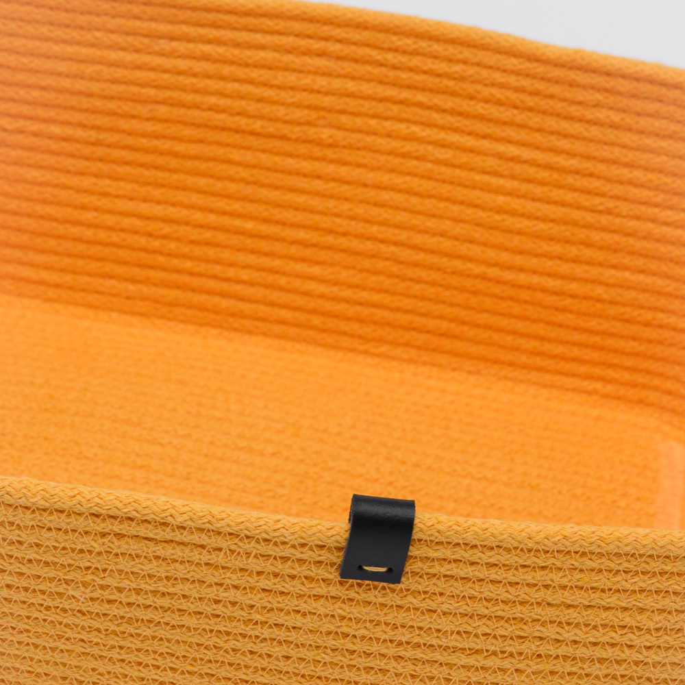 Cesto portaoggetti rettangolare con maniglie