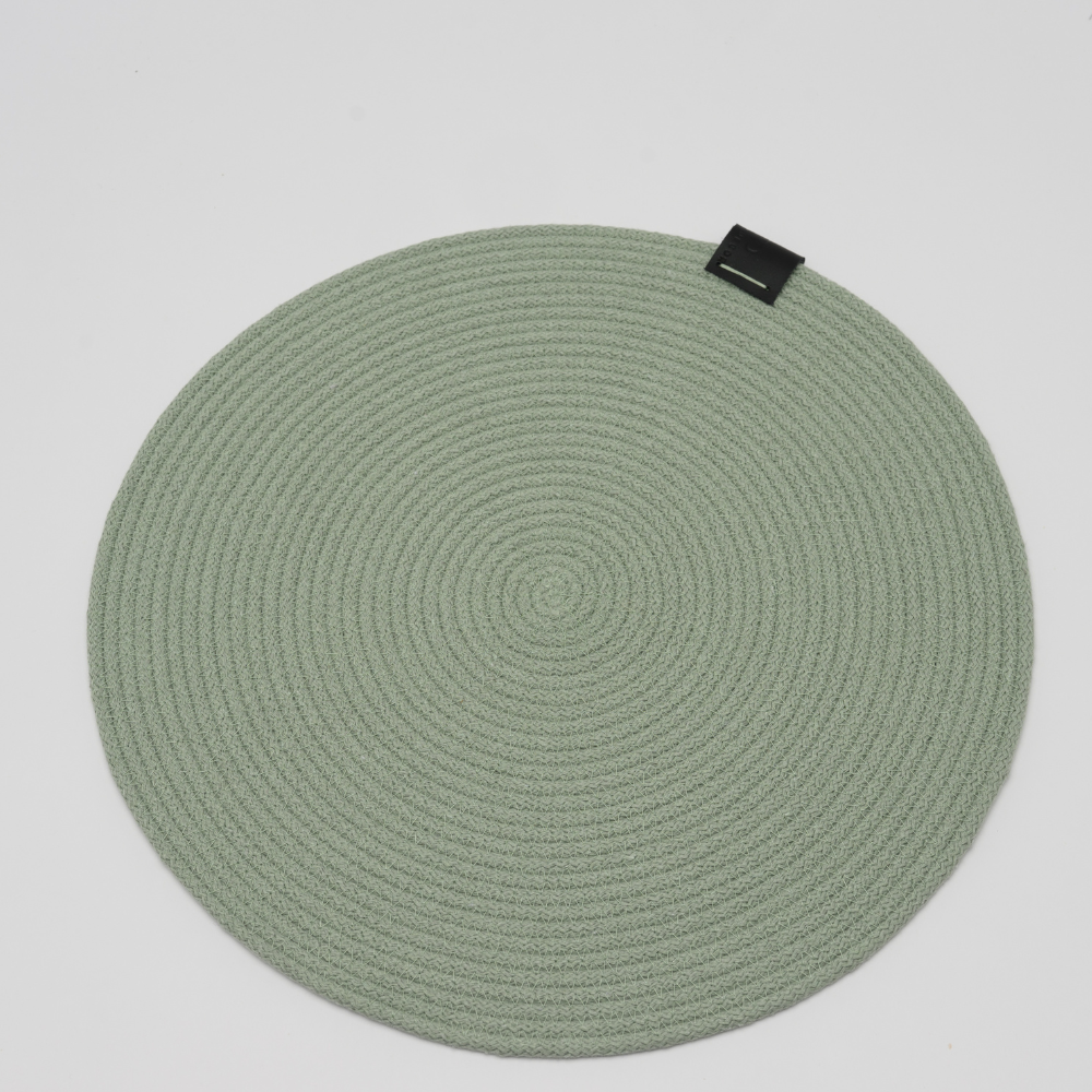 Tovagliette rotonde Verde Salvia